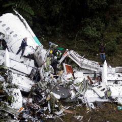 Havária lietadla v Kolumbii: Havária brazílskeho futbalového tímu