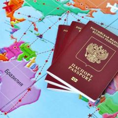 Países isentos de visto para russos