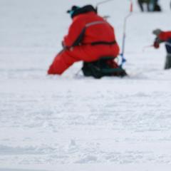Attrezzatura per la pesca sul ghiaccio